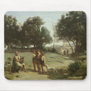 Homer und die Schäfer in einer Landschaft, 1845 Mousepad