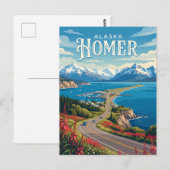 Homer USA Postkarte (Vorne/Hinten)