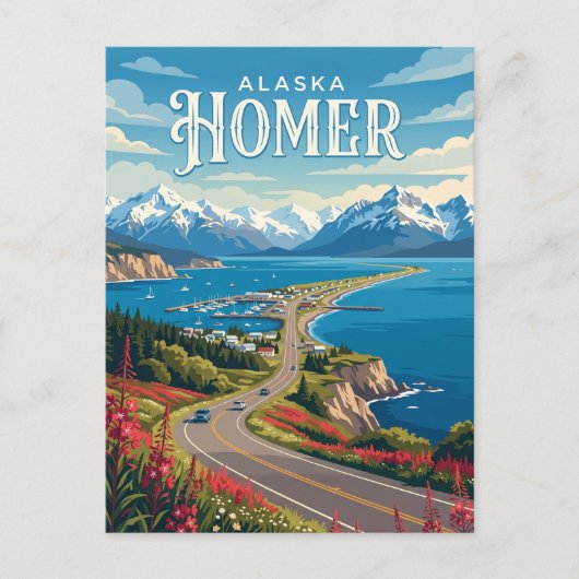 Homer USA Postkarte (Vorderseite)