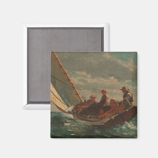 Homer Winslow Kunstwerk Magnet (Vorderseite/Rückseite)