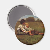 Homer Winslow Kunstwerk Magnet (Vorderseite/Rückseite)