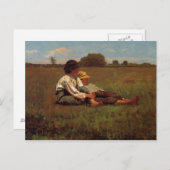 Homer Winslow Kunstwerk Postkarte (Vorne/Hinten)