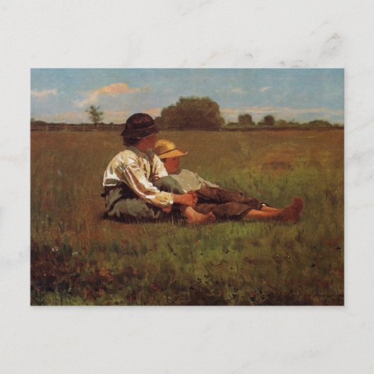 Homer Winslow Kunstwerk Postkarte (Vorderseite)