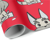 Homero der Hund Wrapping Paper Geschenkpapier (Rolleneckpunkt)