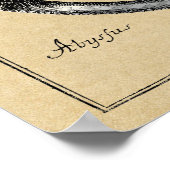 Homer's Dragons Ouroboros Square Poster (Ecke)