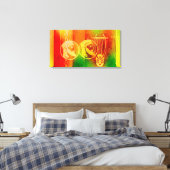 Homer's Odyssey Wrapped Canvas Print Leinwanddruck (Insitu (Schlafzimmer))