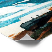 Homer's Palm Tree, Nassau Poster (Ecke)