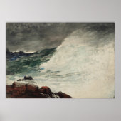 Homer's Prout's Neck, Breaking Wave Poster (Vorne)