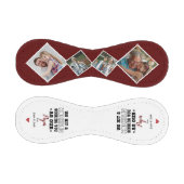 Homerun Papa Vatertag Custom Foto & Names Baseball (Paneele)