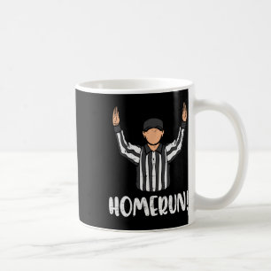 Homerun Schiedsrichter American Football Sport Män Kaffeetasse