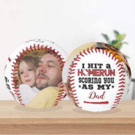 Homerun Vater Custom Foto von Son oder Tochter Baseball