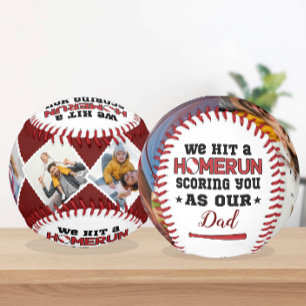 Homerun Vater Vatertag Custom Foto von Kindern Baseball