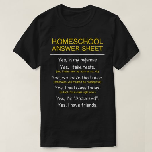 Homeschoester Kinderstudium Kinderlustige auf Zuha T-Shirt (Design vorne)