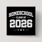 Homeschool-Abschlussklasse 2026 Examen Button (Vorderseite)