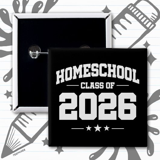 Homeschool-Abschlussklasse 2026 Examen Button