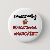 homeschool Anarchistenknopf Button (Vorderseite)