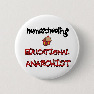 homeschool Anarchistenknopf Button