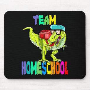 Homeschool Dinosaurier, um zurück in die Schule Mousepad