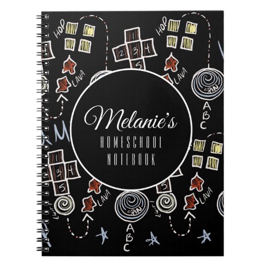 Homeschool Fun Childlike Doodles Notizblock (Vorderseite)