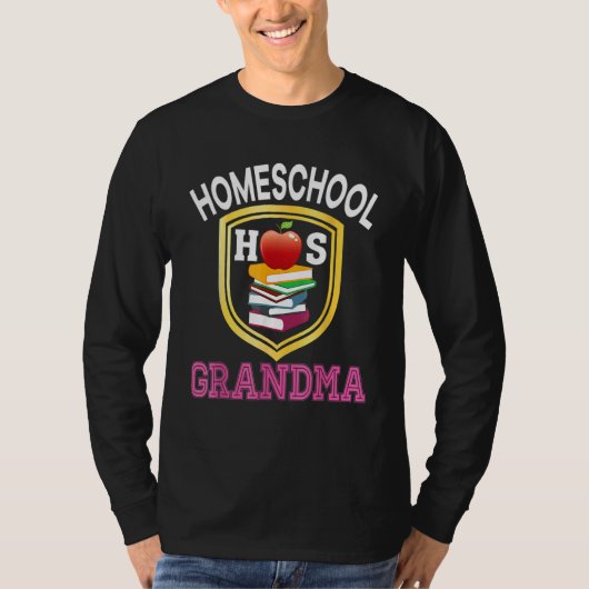 Homeschool Grandma Back To School Mom Dad Kid Stud T-Shirt (Vorderseite)