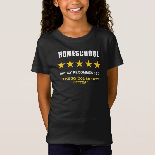 Homeschool - Hoch empfohlen: Funny Sarcastic T-Shirt (Vorderseite)