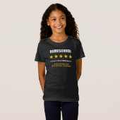 Homeschool - Hoch empfohlen: Funny Sarcastic T-Shirt (Vorne ganz)