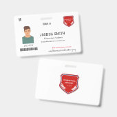 HOMESCHOOL I.D. (Anklicken) Ausweis (Vorder- & Rückseite)