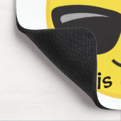 Homeschool ist cool Smiley Gesicht Sonnenbrille Mousepad (Ecke)