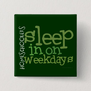 Homeschool Knopf: Schlaf herein Button