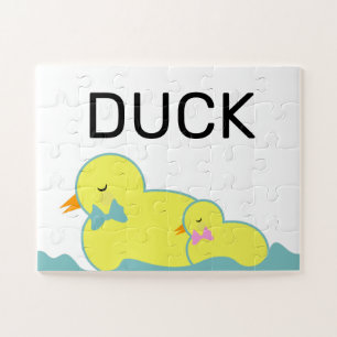 Homeschool Learning D Duck Mama Baby Puzzle