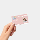 Homeschool Lehrer Ausweis Buch Blume (Handheld)