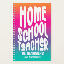 Homeschool Lehrer Colorful Ombre