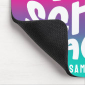 Homeschool-Lehrer Farbverlauf-Ombre Mousepad (Ecke)