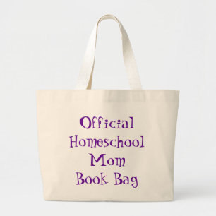 Homeschool Mama-Buch-Tasche Jumbo Stoffbeutel