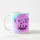 Homeschool Mama Funny Mama Kaffee Kaffeetasse (Links)
