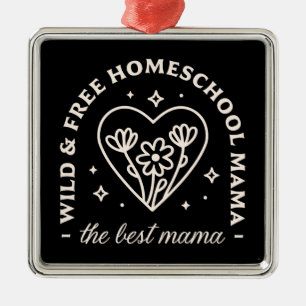 Homeschool Mama Hausunterricht Mama niedlich schwa Ornament Aus Metall