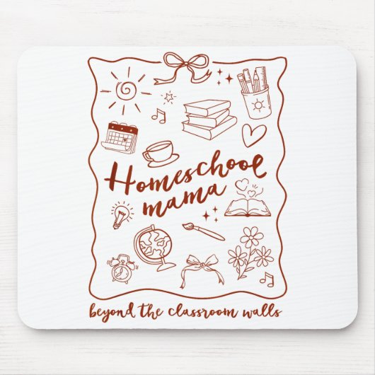 Homeschool Mama Homeschooling Beyond The Clroom Wa Mousepad (Vorne)