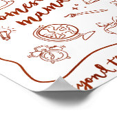 Homeschool Mama Homeschooling Beyond The Clroom Wa Poster (Ecke)