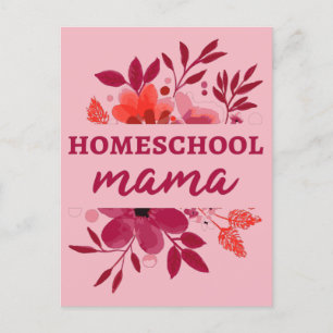 Homeschool Mama I Postkarte