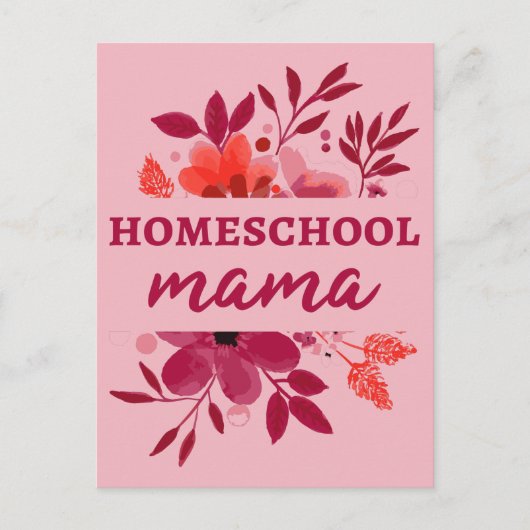 Homeschool Mama I Postkarte (Vorderseite)