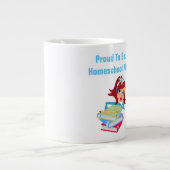 Homeschool-Mama - Jumbo-Tasse (Vorderseite)