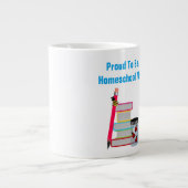 Homeschool-Mama - Jumbo-Tasse (Vorderseite)