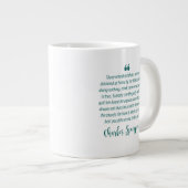 "Homeschool Mama" JUMBO-Tasse mit Anführungszeiche (Vorderseite Rechts)