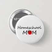Homeschool Mama-Knopf Button (Vorne & Hinten)