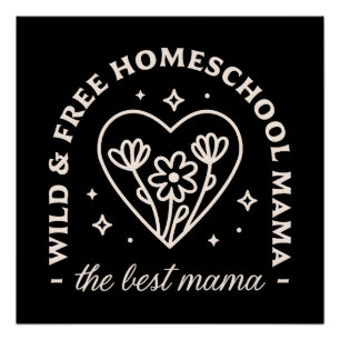 Homeschool Mama niedliche Hausunterricht lustig sc Poster