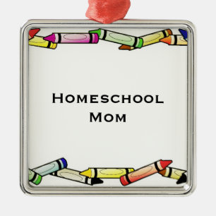 Homeschool Mama Ornament Aus Metall