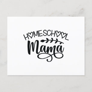 Homeschool Mama Postkarte