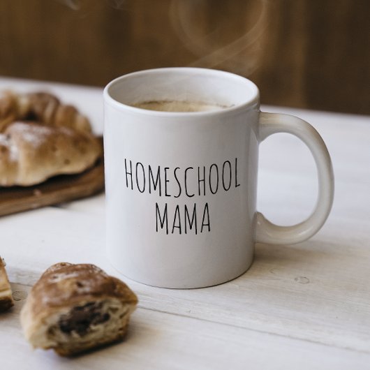 "Homeschool Mama" RAE DUNN inspiriert Kaffeetasse