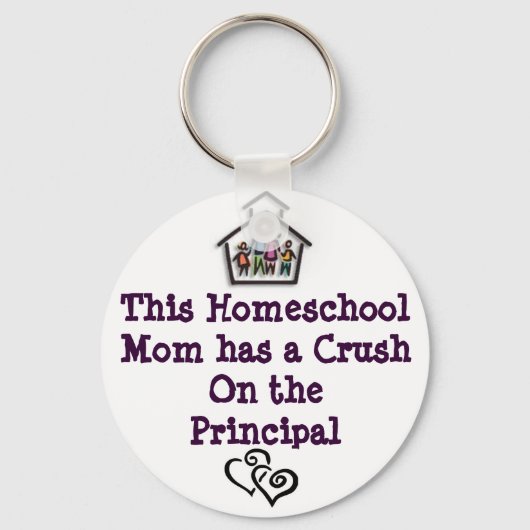 Homeschool Mama Schlüsselanhänger (Vorderseite)