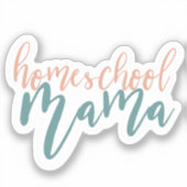 Homeschool Mama Sticker (Vorderseite)